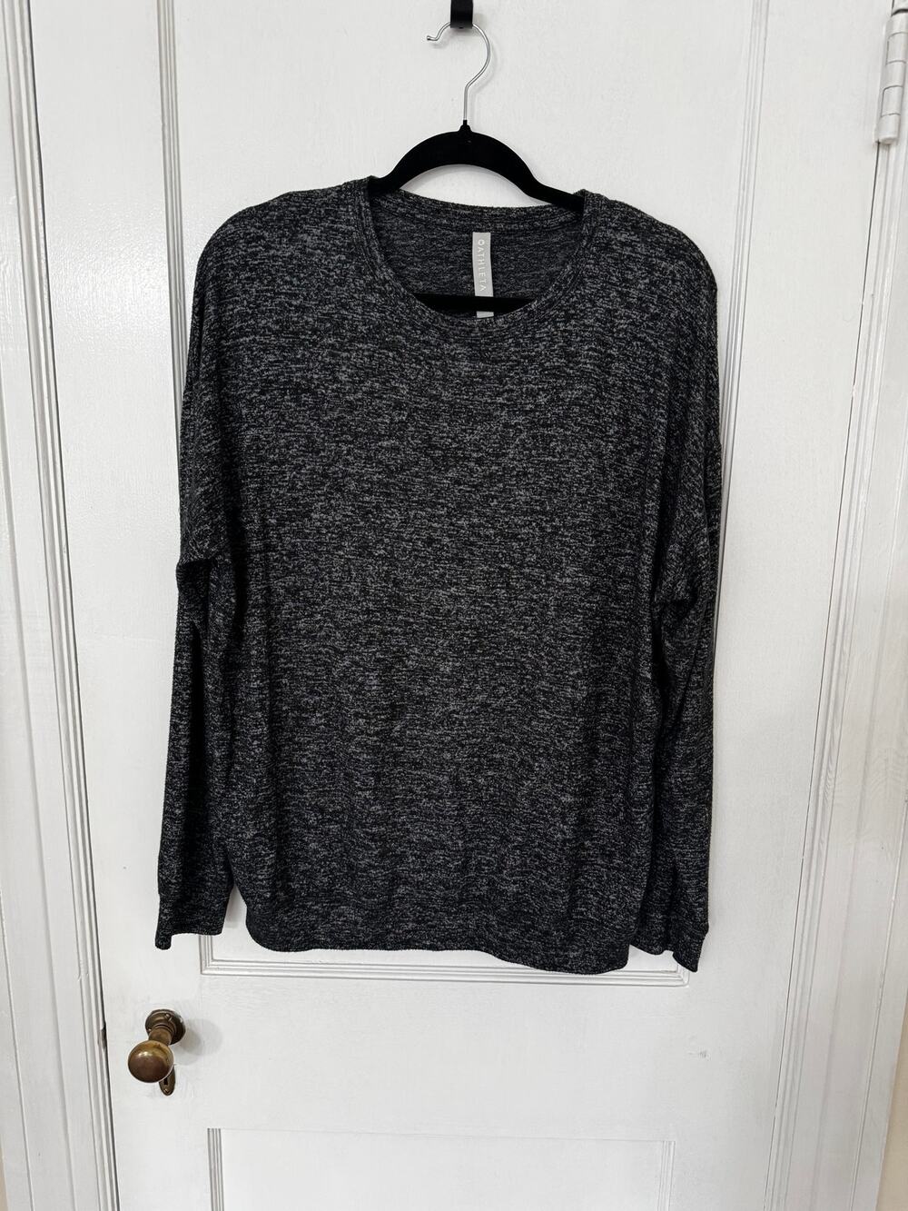 Athleta Mindful Soft Pullover, Heather Grey size Small